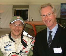 Jacques Villeneuve in Swindon